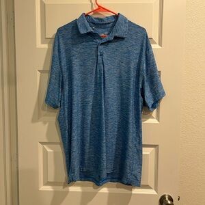 Under Armour Heathered Blue Polo Shirt